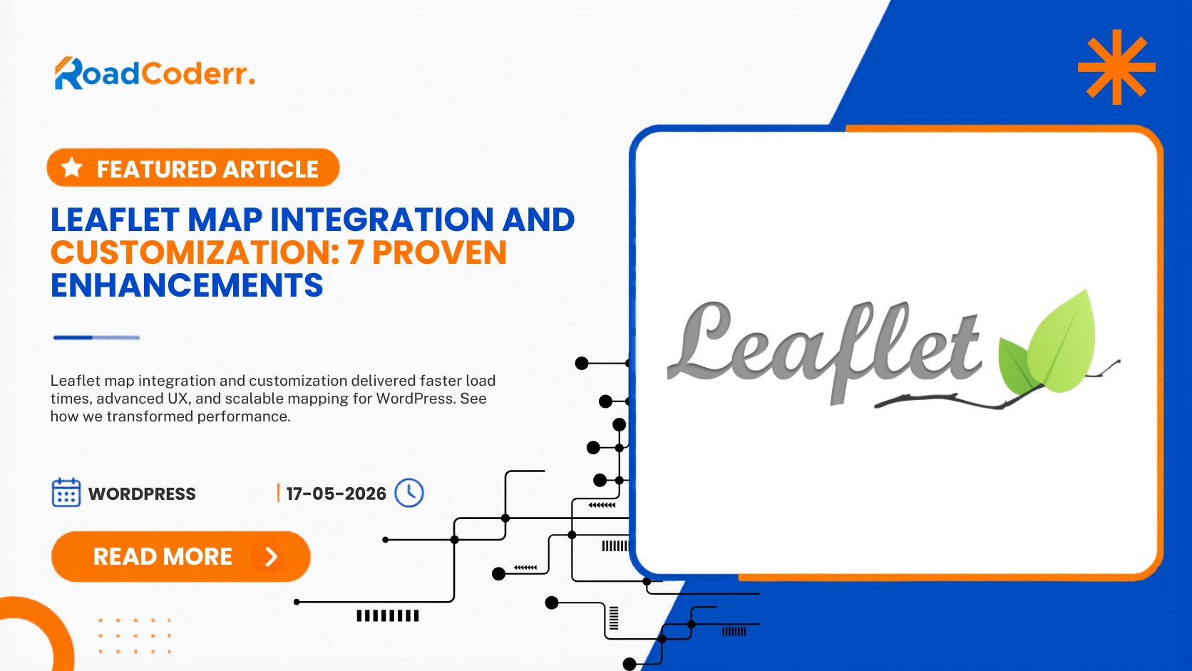 Leaflet map integration and customization